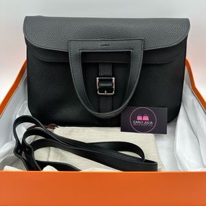 Hermes Halzan 31 Noir PHW